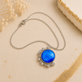 Celestial Ocean Double-Sided Rotatable Pendant Necklace