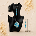 Ocean Symphony Pendant & 4 Drop Earring Set
