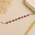 Crimson Mosaic Bracelet