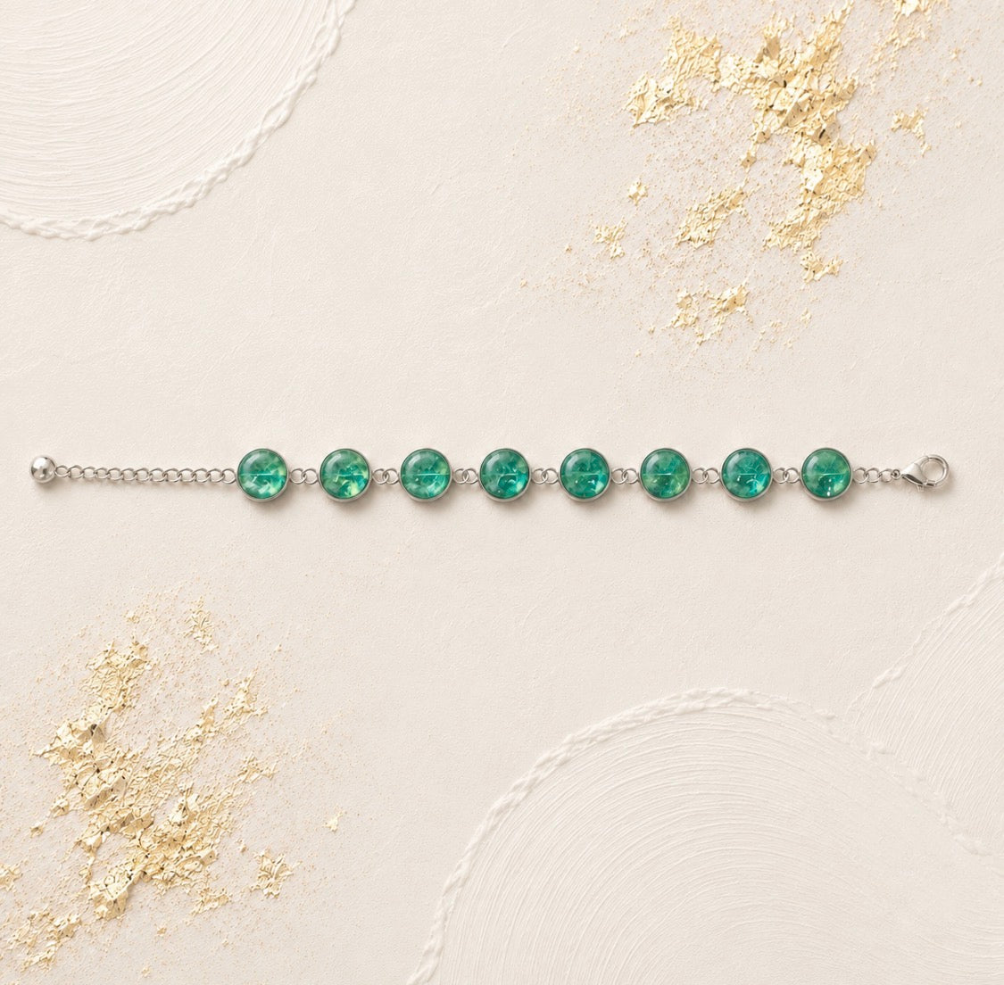 Lagoon Mist Mosaic Bracelet